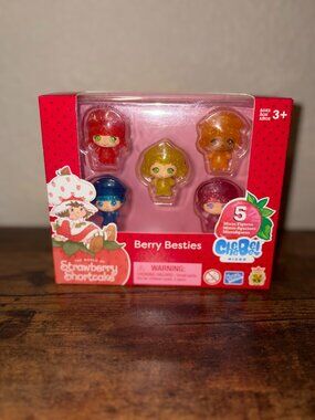 Strawberry Shortcake Berry Besties Micro Figures Set 5 Pack CheeBee Micro Collec
